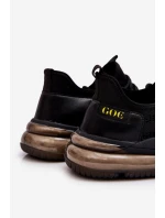 Nazouvací pánská sportovní obuv GOE LL1N4024 Černá