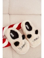 Kožešinové dámské pantofle Smile béžové Lexira