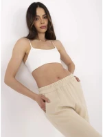 Kalhoty TW SP BI 2171.68 béžové