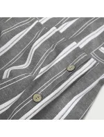 Šedé bavlněné šaty (345ART)