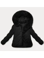 Černá bunda typu puffer pro přechodné období J Style (16M9179-392) Černá bunda typu puffer pro přechodné období J Style (16M9179-392)