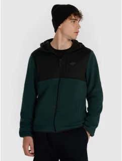 Pánský běžný fleece s kapucí 4F 4FWAW25TFLEM417-40S