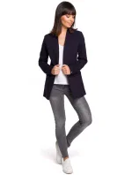 B102 Bavlněné otevřené sako - červené