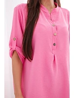 Halenka s delším zadním dílem růžová Halenka s delším zadním dílem růžová