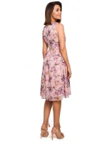 S225 Šifonové šaty s hlubokým výstřihem - model 1 S225 Šifonové šaty s hlubokým výstřihem - model 1