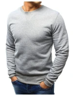 Pánská mikina s kapucí šedá BX4822