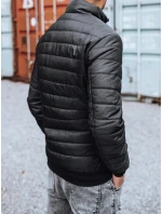 Pánská přechodná prošívaná bunda černá FashionStreet TX3270z