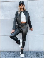 Dámská kožená bunda CHIC STYLE černá FashionStreet TY3897