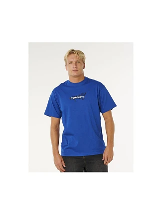 Pánské tričko RIP CURL Inner Visions Blast Over Tee, modré Pánské tričko RIP CURL Inner Visions Blast Over Tee, modré