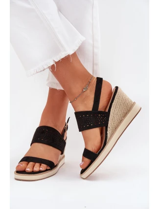 Dámské Sandály S Prodyšným Designem Na Klínu Černé Zolira