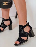 Dámské sandály na jehlovém podpatku AMIRIA black FashionStreet ZY0806
