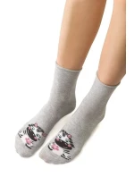 Vzorované netlačící ponožky Steven art.099 35-40