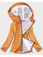 Letní dámská bunda v barvě kurkumy s podšívkou (HH036-10)