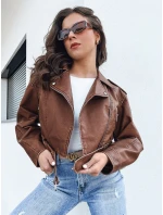 Dámská kožená bunda BADEN camel FashionStreet TY4337