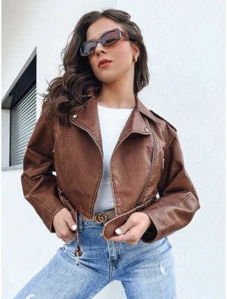 Dámská kožená bunda BADEN camel FashionStreet TY4337