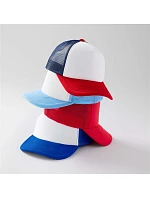 Beechfield B 645 5 panelová kšiltovka Vintage Trucker 53.0645 purple/white