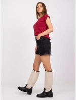 Tričko RV TS 4833.91P kaštanová