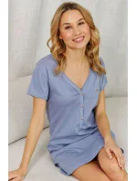 Dámská těhotenská košile 9505 sky blue - Doctornap Dámská těhotenská košile 9505 sky blue - Doctornap