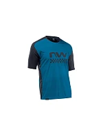 Cyklistické tričko NORTHWAVE Edge Jersey Short Sleeve – modré/černé Cyklistické tričko NORTHWAVE Edge Jersey Short Sleeve – modré/černé