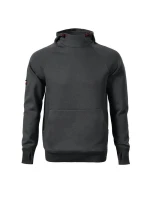 Pánská mikina s kapucí MLI-W4394 Tmavě šedá - Rimeck