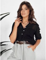 Dámské tričko LUNA černé FashionStreet RY2325