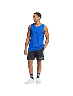 Pánské tričko adidas Essentials Small Logo Tank modré JE8978 pánské