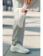 Dámské Tenisky S Vyšíváním Na Platformě Lee Cooper LCW-25-31-3465L Bílé