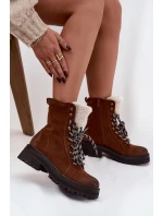 Dámské trekové boty z eko kůže Camel Bellora