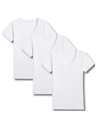 Dámské tričko (SET 3 triček) 4F 4FWMM00TTSHF3307-10S-10S-10S