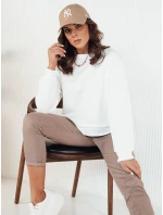 Dámská mikina LORAN bílá FashionStreet BY1251 Dámská mikina LORAN bílá FashionStreet BY1251