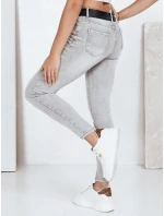 Dámské šedé džíny FashionStreet UY2802 Dámské šedé džíny FashionStreet UY2802