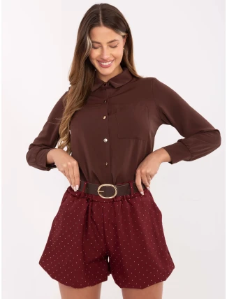 Šortky MI SN 122408.57 bordó