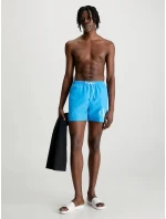 Dárkové balení pánských plavek a ručníku KM0KM00849 BEH modrá - černá - Calvin Klein