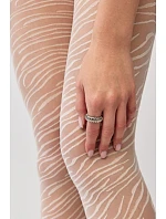 Tenké punčocháče - vzor SAVANA