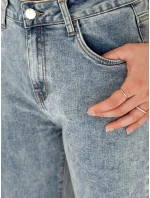 Dámské džínové kalhoty s rovnými nohavicemi TANIALES blue FashionStreet UY2670