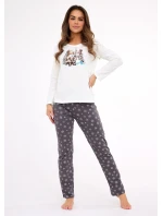 Cornette 855/428 Friends pyžamo dlouhé/r Vánoce 3XL-5XL