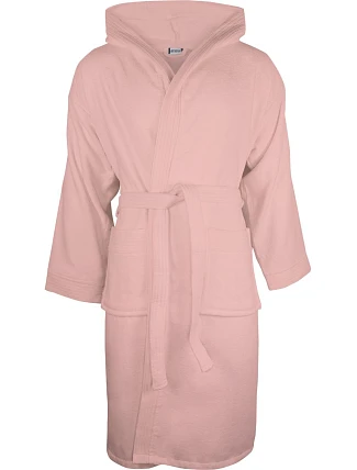 The One Towelling Velour Bathrobe Župan s kapucí 48.1043 salmon The One Towelling Velour Bathrobe Župan s kapucí 48.1043 salmon