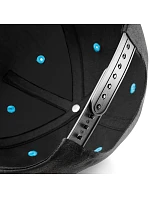 Beechfield B 610C 5 panelová Snapback kontrastní kšiltovka 53.610C black/classic red