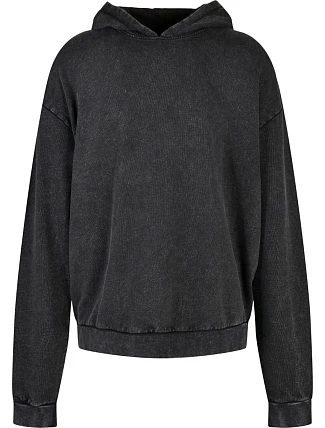 Build your Brand BY 191 Pánská oversize mikina s kapucí "Acid Wash" 56.0191 black Build your Brand BY 191 Pánská oversize mikina s kapucí "Acid Wash" 56.0191 black
