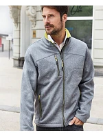 Daiber JN 1148 Pánská 2-vrstvá melanžová softshell bunda 02.1148 dark melange/yellow Daiber JN 1148 Pánská 2-vrstvá melanžová softshell bunda 02.1148 dark melange/yellow