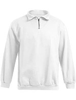 Promodoro 5050 Pánska mikina s 1/4 zipem "Troyer" 40.5050 white Promodoro 5050 Pánska mikina s 1/4 zipem "Troyer" 40.5050 white