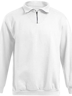 Promodoro 5050 Pánska mikina s 1/4 zipem "Troyer" 40.5050 white