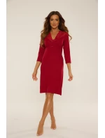 Košile Lilian 7/8 rukáv 810 Maroon - De Lafense