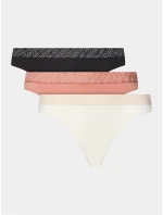 Dámská tanga 3Pack UW0UW05185 0VT ecru/černé/růžové - Tommy Hilfiger Dámská tanga 3Pack UW0UW05185 0VT ecru/černé/růžové - Tommy Hilfiger