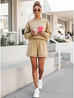 Dámský teplákový komplet PULGAR beige FashionStreet AY1012