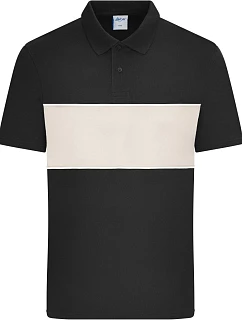 Daiber 8050 Bio polo "Colour-Block" 02.8050 black/sandstone