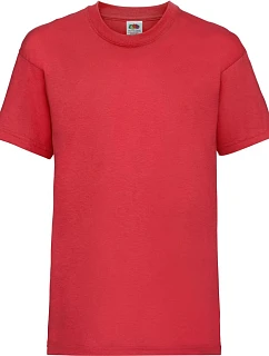 Fruit of the Loom Kids Valueweight T Dětské tričko 16.1033 red