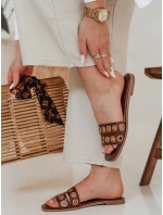 Dámské žabky STELLSAN brown FashionStreet ZY0855 Dámské žabky STELLSAN brown FashionStreet ZY0855