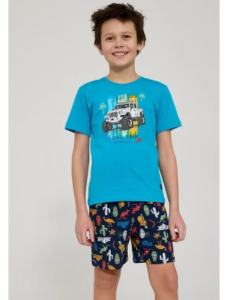 Pyžamo Cornette Young Boy 790/123 Road Trip kr/r 134-164 Pyžamo Cornette Young Boy 790/123 Road Trip kr/r 134-164