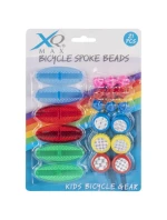 SADA 21 KORÁLKŮ NA OZDOBU PAPRSKŮ JÍZDNÍHO KOLA XQMAX SADA 21 KORÁLKŮ NA OZDOBU PAPRSKŮ JÍZDNÍHO KOLA XQMAX